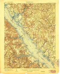 Williamsburg 1906 topographic map thumbnail