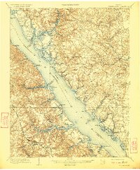 Williamsburg 1906 topographic map thumbnail