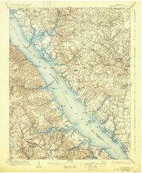 Williamsburg 1906 topographic map thumbnail