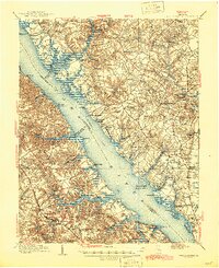 Williamsburg 1906 topographic map thumbnail