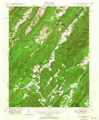 Williamsville 1946 topographic map thumbnail