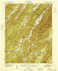 Williamsville 1949 topographic map thumbnail