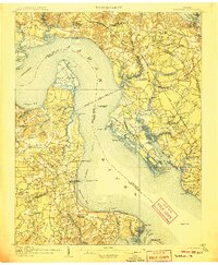 Yorktown 1907 topographic map thumbnail