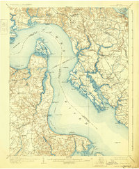 Yorktown 1907 topographic map thumbnail