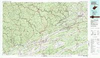 Bluefield 1981 topographic map thumbnail