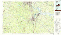 Petersburg 1984 topographic map preview
