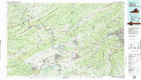 Radford topographic map thumbnail