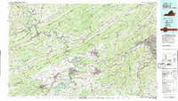 Radford 1982 topographic map thumbnail