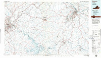 Roanoke 1985 topographic map thumbnail