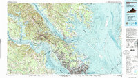Williamsburg 1984 topographic map thumbnail