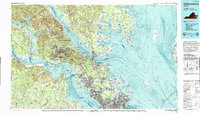 Williamsburg 1984 topographic map thumbnail