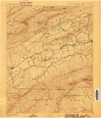 Abingdon 1894 topographic map thumbnail