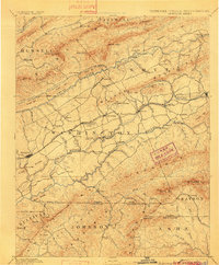 Abingdon 1894 topographic map thumbnail