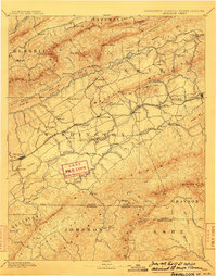 Abingdon topographic map thumbnail