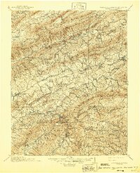 Abingdon 1911 topographic map thumbnail