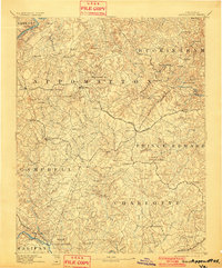 Appomattox 1892 topographic map thumbnail