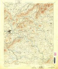 Bedford 1891 topographic map thumbnail