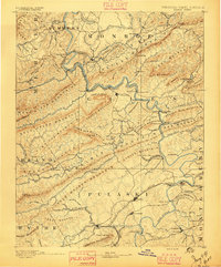Dublin 1891 topographic map preview