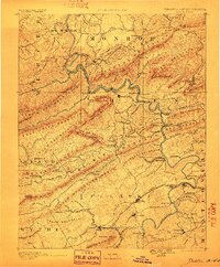Dublin 1891 topographic map preview