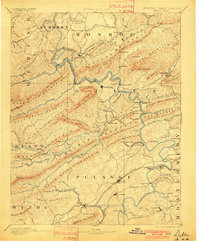 Dublin 1891 topographic map thumbnail