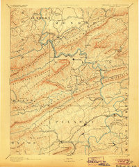Dublin 1891 topographic map preview