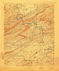 Dublin 1891 topographic map preview