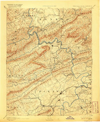 Dublin 1891 topographic map thumbnail