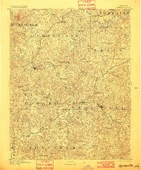Farmville 1893 topographic map thumbnail