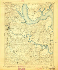 Fredericksburg 1894 topographic map thumbnail