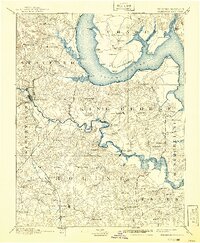 Fredericksburg 1894 topographic map thumbnail