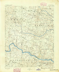 Goochland 1890 topographic map thumbnail