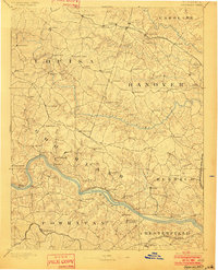 Goochland 1892 topographic map thumbnail