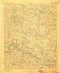 Goochland 1892 topographic map thumbnail