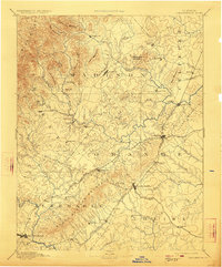 Gordonsville 1892 topographic map thumbnail