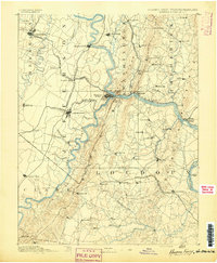Harpers Ferry 1891 topographic map thumbnail