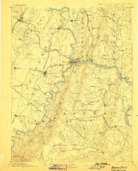 Harpers Ferry 1893 topographic map thumbnail