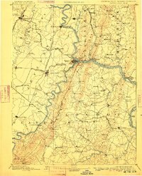 Harpers Ferry 1893 topographic map thumbnail