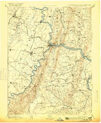 Harpers Ferry 1893 topographic map thumbnail
