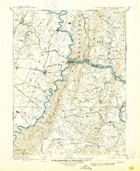 Harpers Ferry 1893 topographic map thumbnail