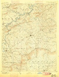Hillsville 1896 topographic map thumbnail