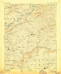 Hillsville 1896 topographic map thumbnail