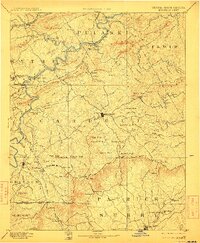 Hillsville 1896 topographic map preview
