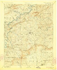 Hillsville 1896 topographic map thumbnail