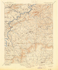 Hillsville 1896 topographic map thumbnail