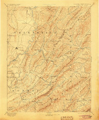 Lewisburg 1891 topographic map thumbnail