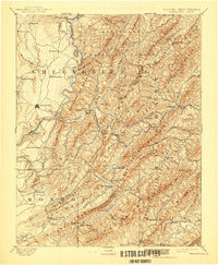 Lewisburg 1891 topographic map thumbnail