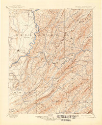 Lewisburg 1891 topographic map thumbnail
