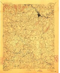 Lynchburg 1892 topographic map thumbnail