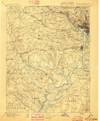 Mt. Vernon topographic map thumbnail