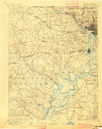 Mt. Vernon 1897 topographic map thumbnail